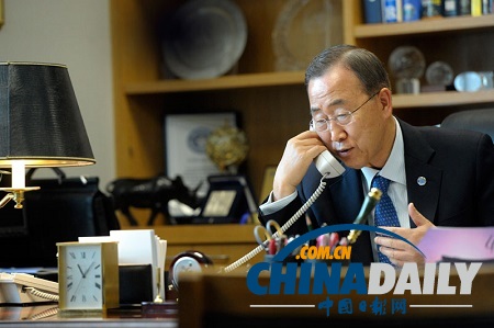 潘基文：敘利亞化武調查小組遇襲后已恢復工作