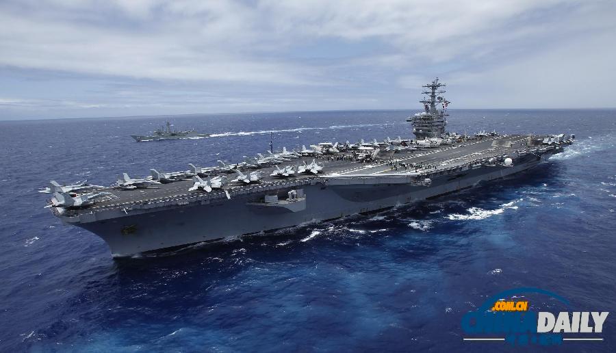 美國“尼米茲”號航母紅海待命 或參與對敘軍事行動