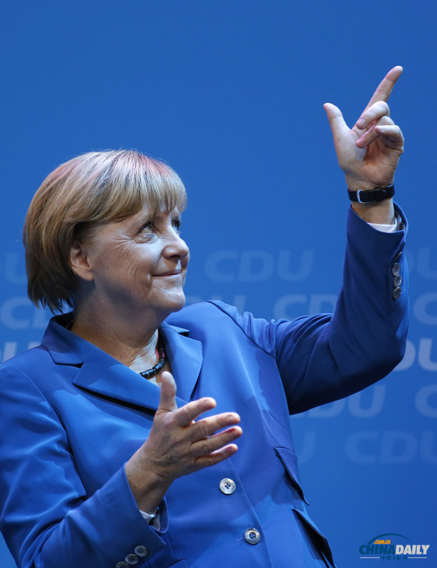 圖：德國大選聯盟黨大勝 默克爾將連任總理