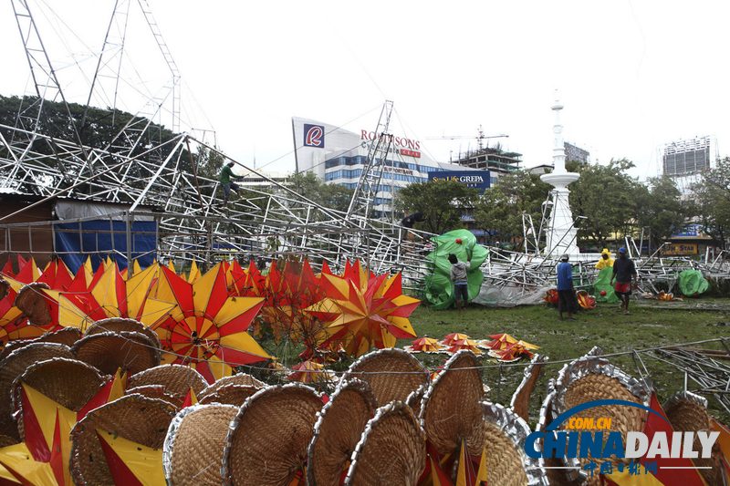 最強臺風“海燕”席卷菲律賓 百萬居民被迫撤離