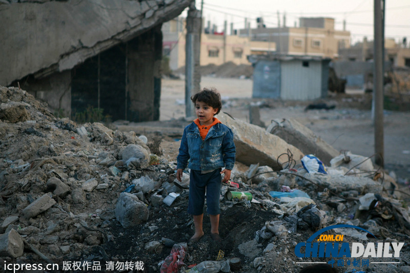 圖片故事：探訪加沙巴勒斯坦難民兒童 槍?xiě)?zhàn)下的童年