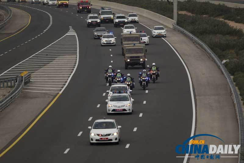 以色列前總理沙龍遺體運(yùn)至議會(huì)大廈供民眾瞻仰