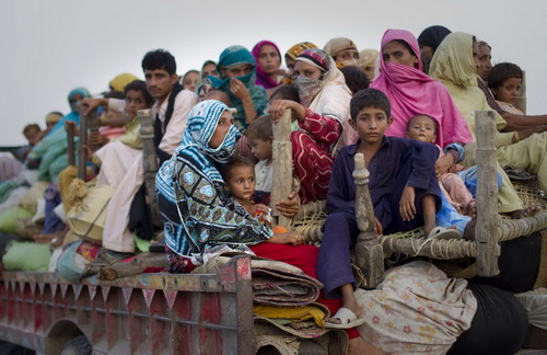 Struggling for live through destructive floods in Pakistan