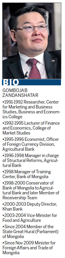 China, Mongolia to boost ties