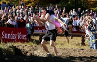 冬奧會冠軍獲北美“背老婆”錦標賽冠軍