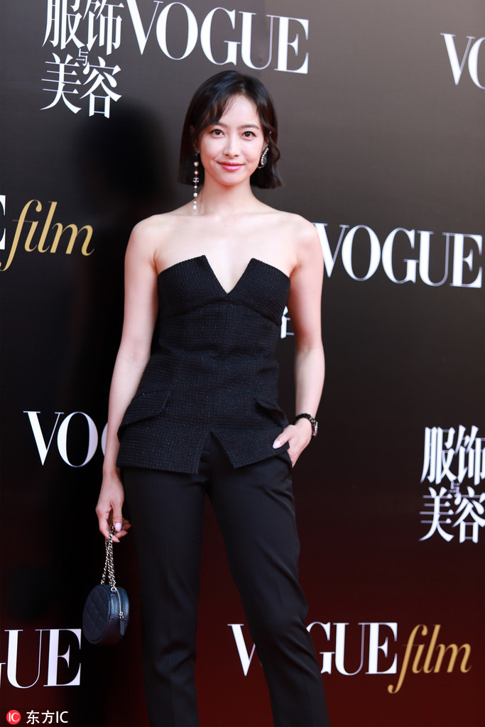 明星模特齊聚VogueFilm時(shí)裝電影展 楊冪劉詩詩美出新高度（組圖）