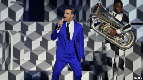 全英音樂獎“無聊”　羅比反生靈感