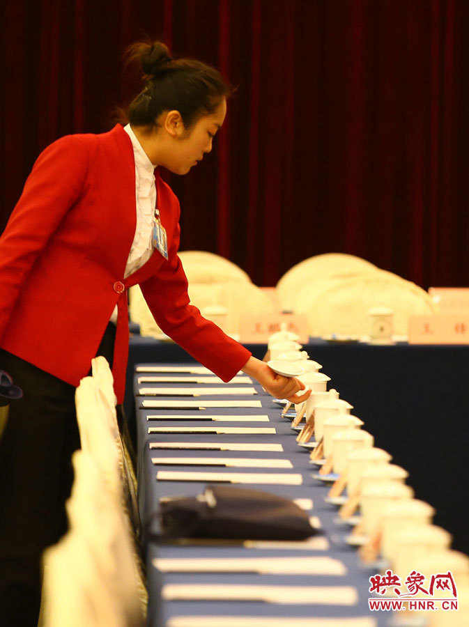 兩會花絮：會場內外美妙的“線條”