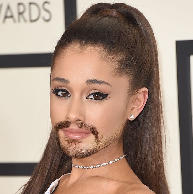 畫上胡子毫無(wú)違和感的美艷女星