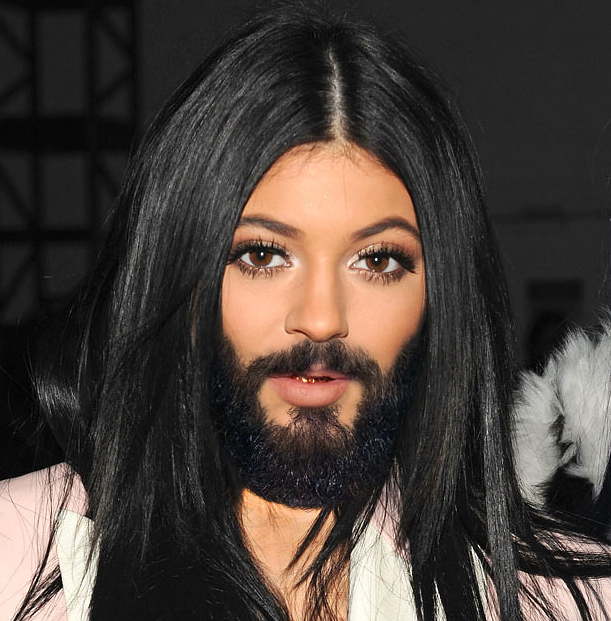 畫上胡子毫無(wú)違和感的美艷女星