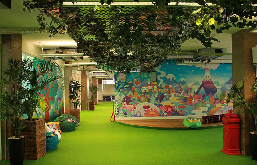 盤點全球最酷的辦公室 內設滑梯游戲廳和糖果店