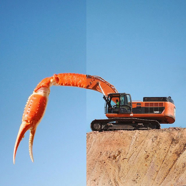 讓人腦洞大開的合成照片