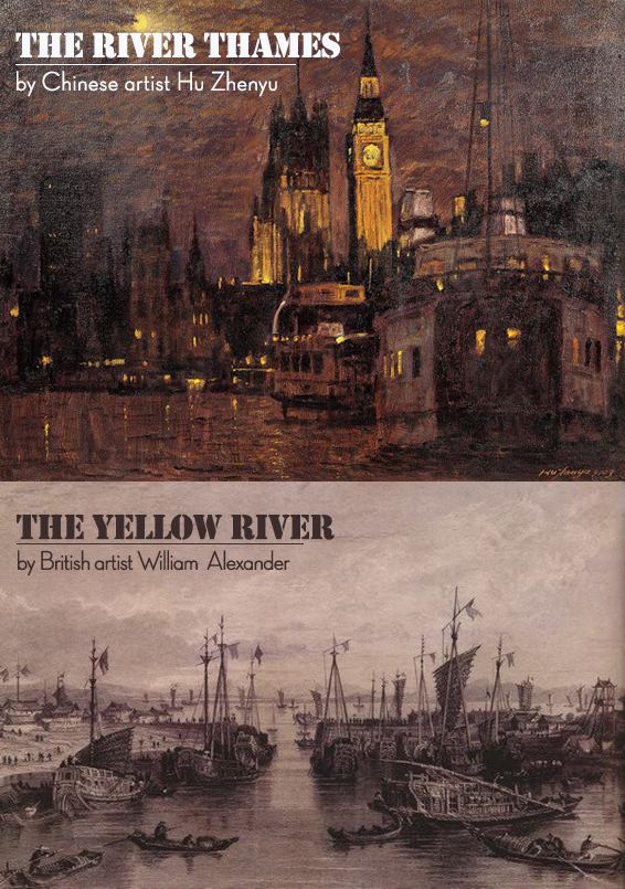 中國(guó)畫家筆下的英國(guó)VS英國(guó)畫家筆下的中國(guó)