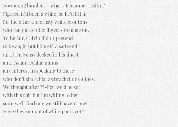 美國作家打油詩吐槽中餐被反擊