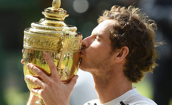 穆雷溫網稱霸為英國挽回顏面 現場名人觀眾驚喜交加（組圖）