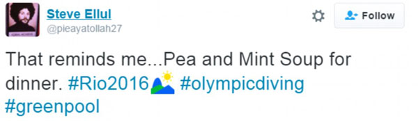 里約“綠池”引選手網友吐槽