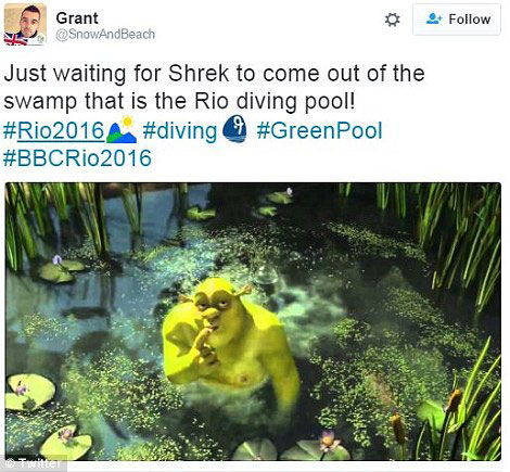 里約“綠池”引選手網友吐槽