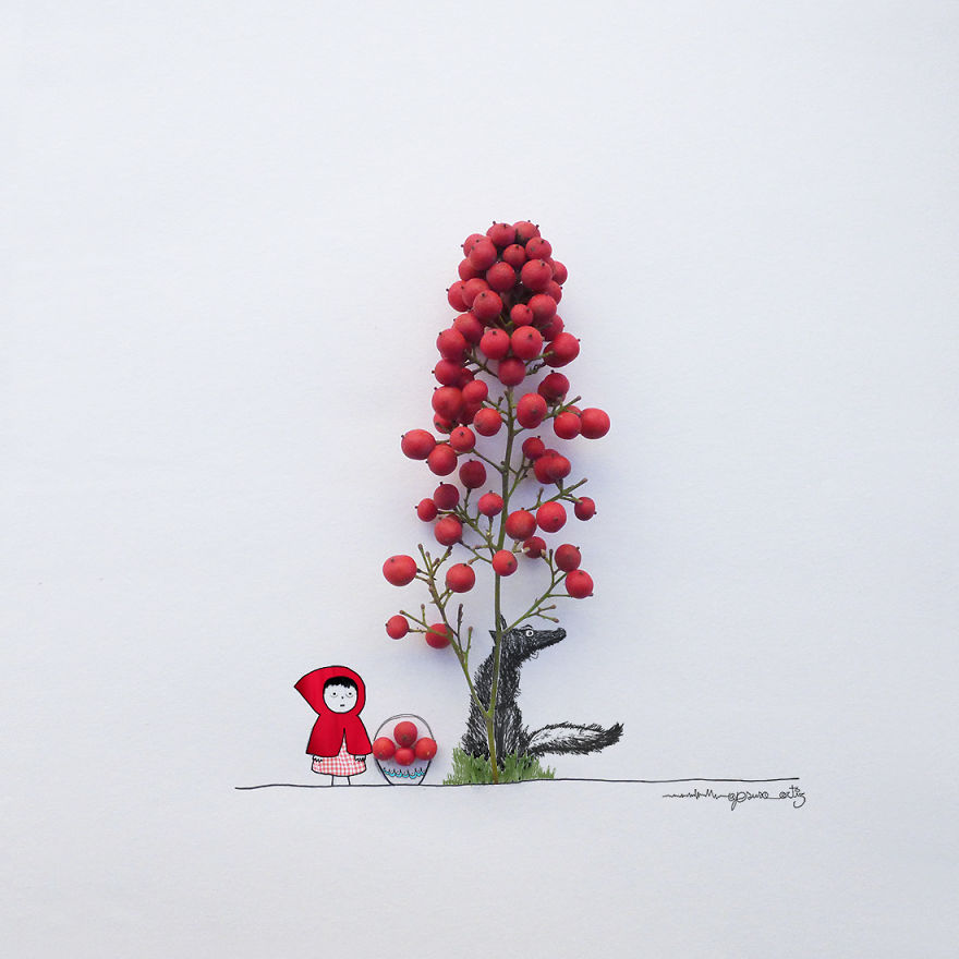 我用花瓣、果子、棉花糖變出了童話世界（組圖）