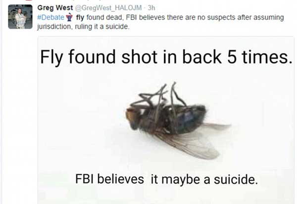 網友炸了:蒼蠅落在臉上也無感,希拉里是機器人?