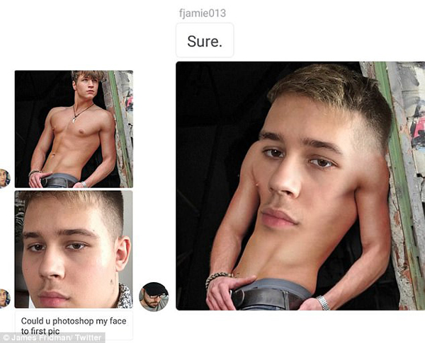 幫外國網友P圖的PS大神又有新作，畫風還是那么清奇（組圖）