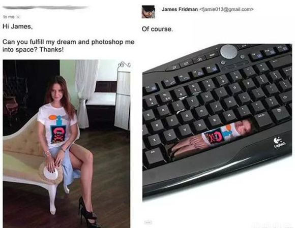 幫外國網友P圖的PS大神又有新作，畫風還是那么清奇（組圖）