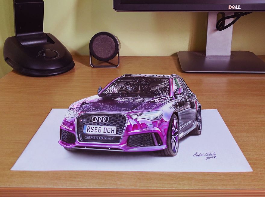 你沒看錯，這真的是畫：以假亂真的3D彩繪（組圖）