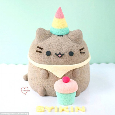 萌萌噠創(chuàng)意戚風(fēng)蛋糕，你舍得下嘴嗎？（組圖）