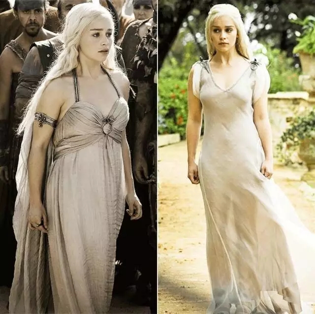 《權力的游戲》女主們的高定服裝燒到了時尚圈（組圖）