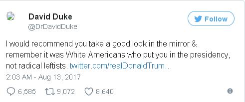 白人種族暴力撕裂美國！特朗普不當表態遭各界質疑