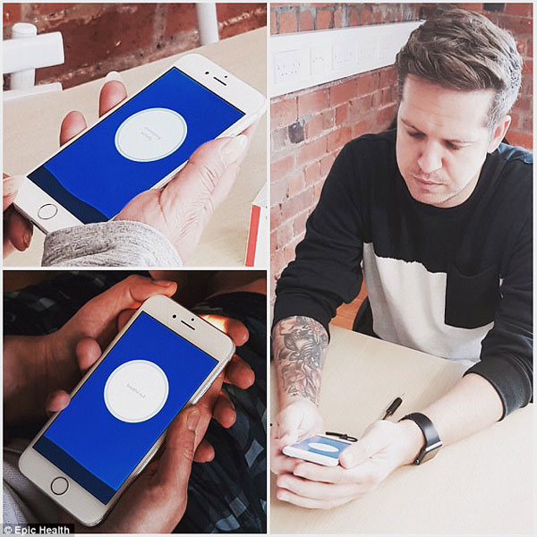 世界上首款皮外檢測血糖水平的APP