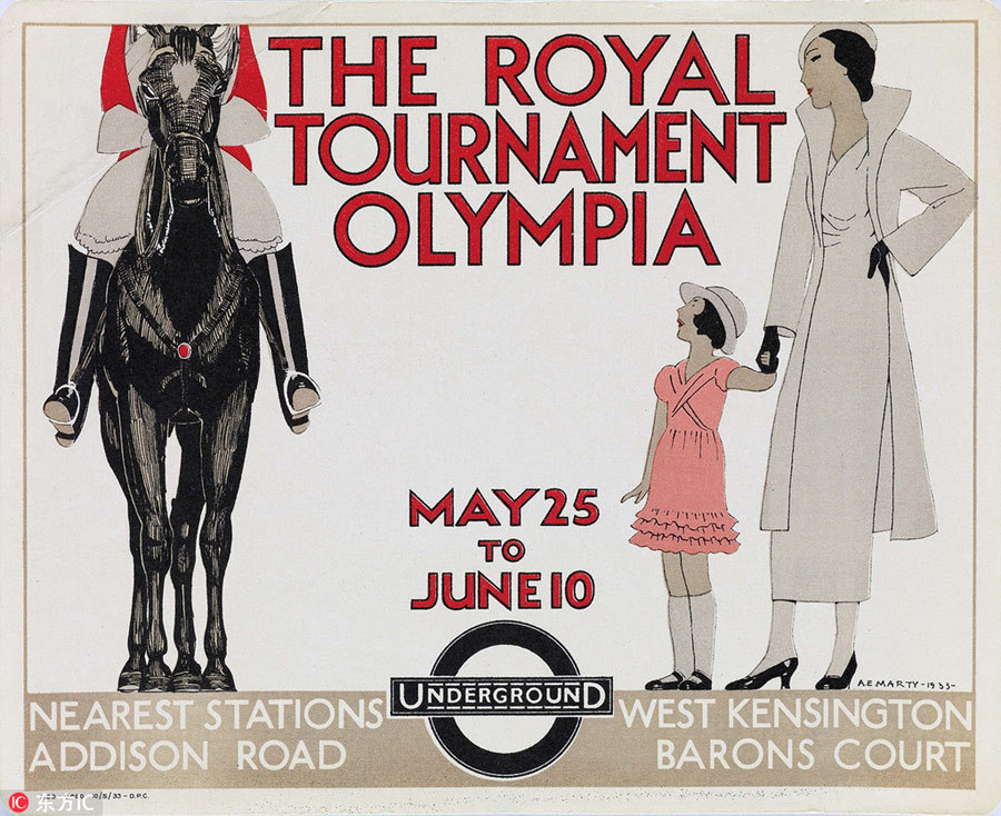 英國珍貴舊海報重現“日不落帝國”的黃金時代（組圖）