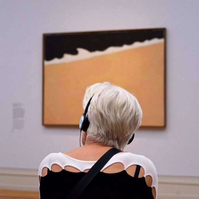 別人在美術館看畫，我在美術館拍照（組圖）