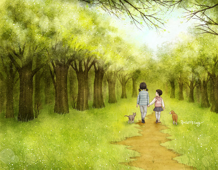 有親姐妹是什么感覺？讓插畫師來告訴你（組圖）