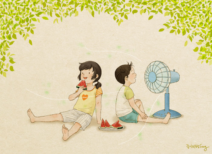 有親姐妹是什么感覺？讓插畫師來告訴你（組圖）