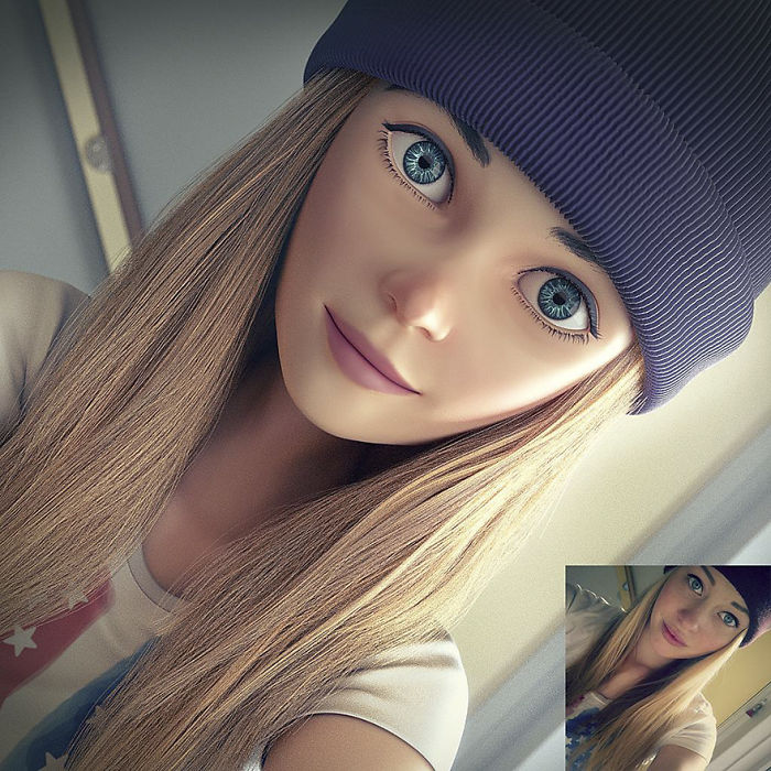 真人肖像變成動畫主角！3D藝術家實現你的“皮克斯夢”（組圖）