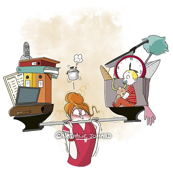 漫畫組圖：有了娃之后的真實寫照