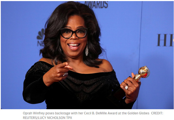 奧普拉要競選總統？2020美國大選或上演電視明星PK賽