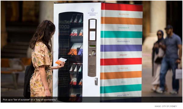 好貼心！自動販賣機根據心情發放“精神小食”