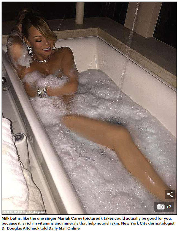 傳說是真的！洗牛奶浴真的能讓皮膚變好