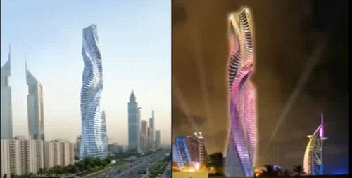 意建筑師計(jì)劃建造360度旋轉(zhuǎn)摩天大樓