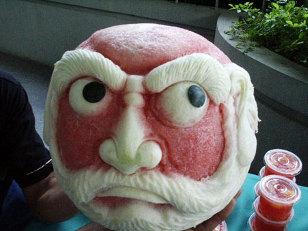 Watermelons can also be arts