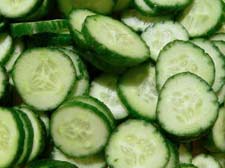 Minted cucumber salad