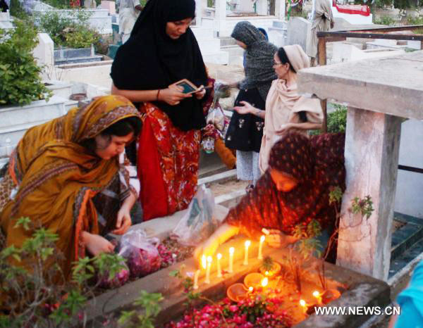 Muslims mark Shab-e-Barat Festival in S Pakistan's Karachi