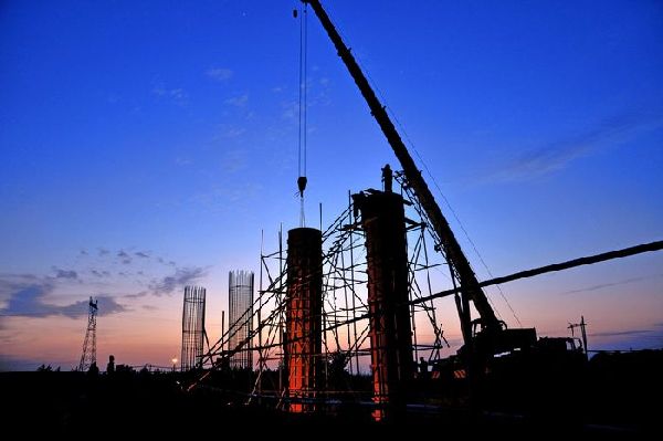 Great project at sunset