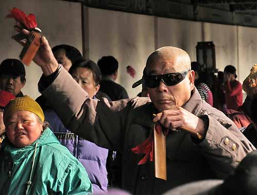 Folk art gathering at Temple of Heaven