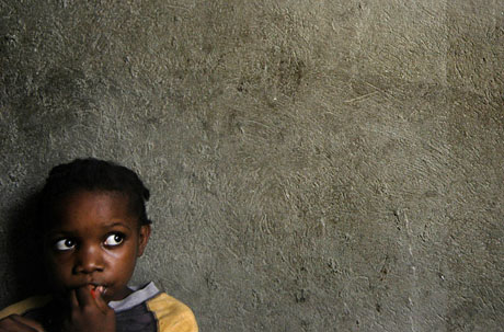 Orphan in Haiti