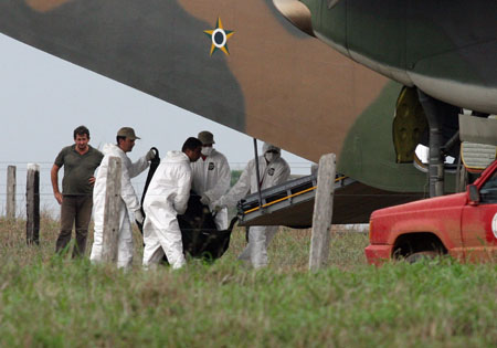 Brazil finds 100 bodies of passengers killed in aircraft crash