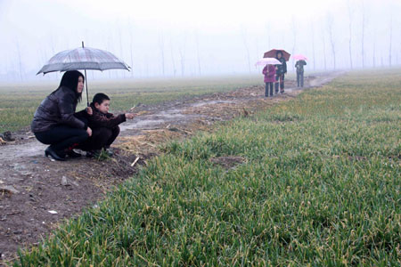 China employed artificial means to create rains in drought-stricken provinces