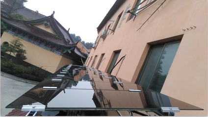 千年古剎煥新顏，梧桐寺安裝漢能產品