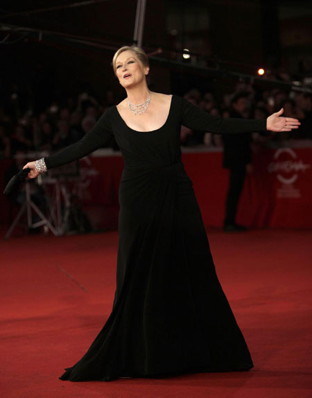 Helen Mirren,Meryl Streep and other celebs on red carpet at Rome Film Festival
